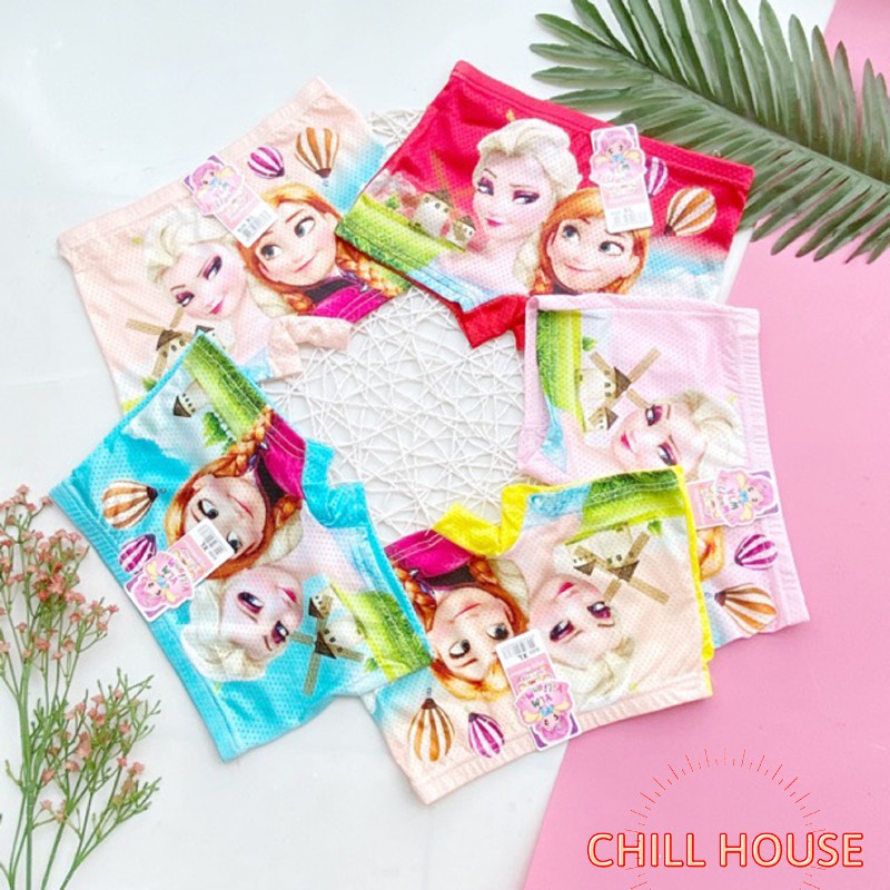 Combo 10 quần chip đùi  elsa cho bé - CHILLHOUSE