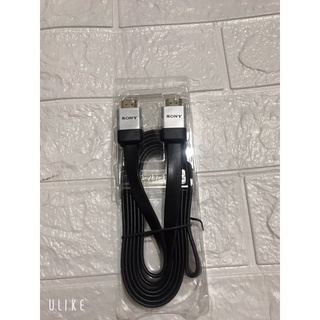 Dây Cáp HDMI Sony 2m dẹt đen-Dây cáp kết nối cổng HDMI 2 đầu tốt chống nhiễu xịn chất lượng cao giá rẻ