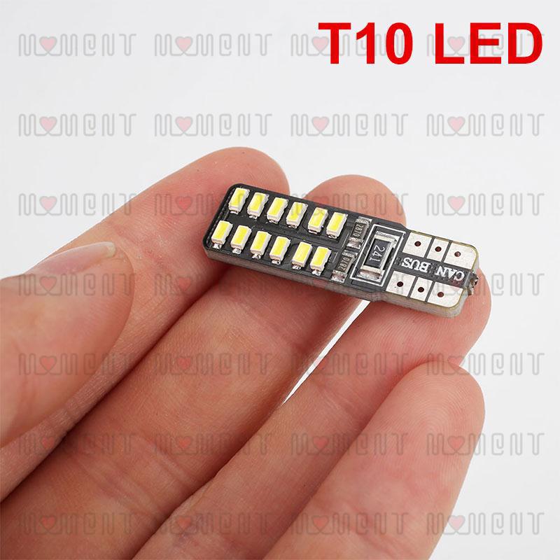 Đèn bên hông xe hơi , bóng LED 3014 24SMD T10 W5W