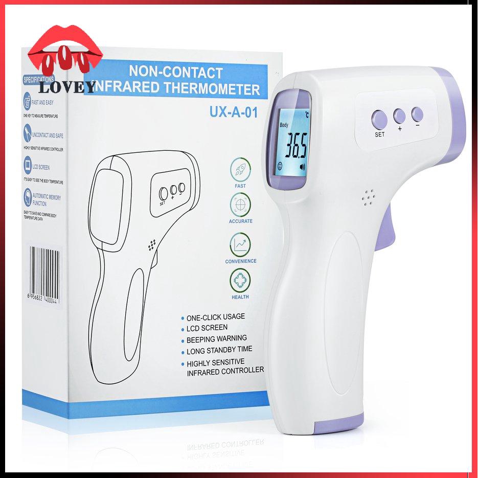 Nhiệt kế đo trán hồng ngoại không tiếp xúc ABS cho người lớn và trẻ em với màn hình LCD kỹ thuật số