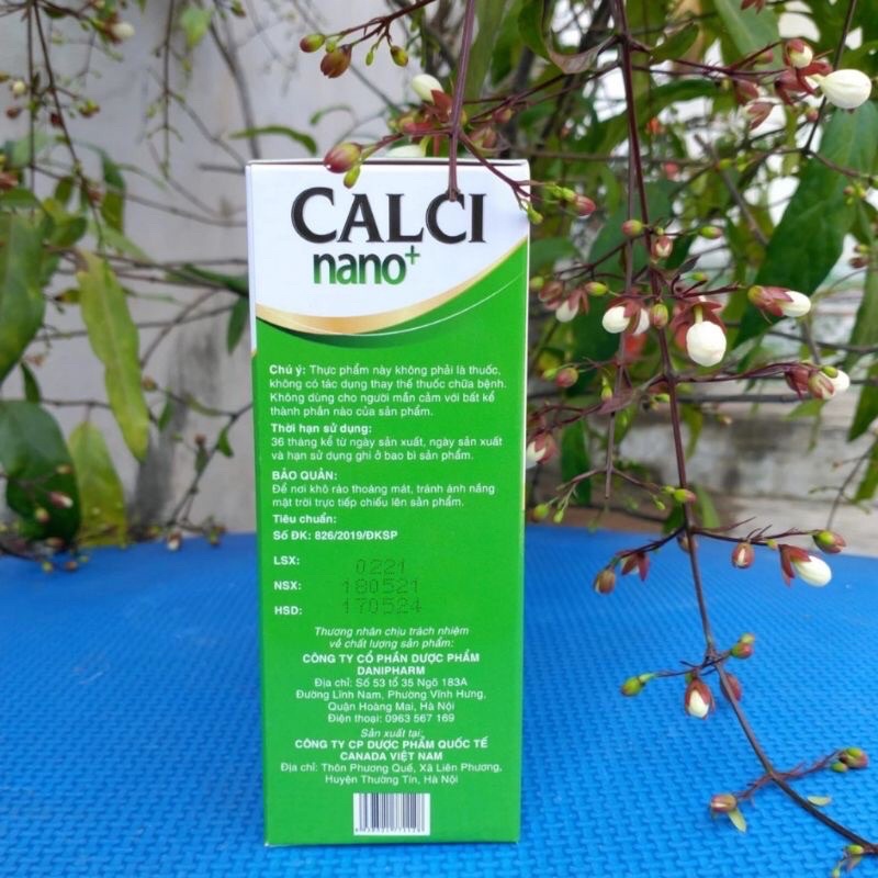 Canxi milk Nano MK7 + D3 canxi cho bé cao lớn, ăn ngon ngủ tốt -