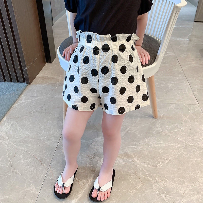 [Babycat] Hàng Có Sẵn Quần Short Chấm Bi Phong Cách Nhật Bản / Hàn Quốc Thời Trang Mùa Hè Mới 2022 Dành Cho Bé Gái
