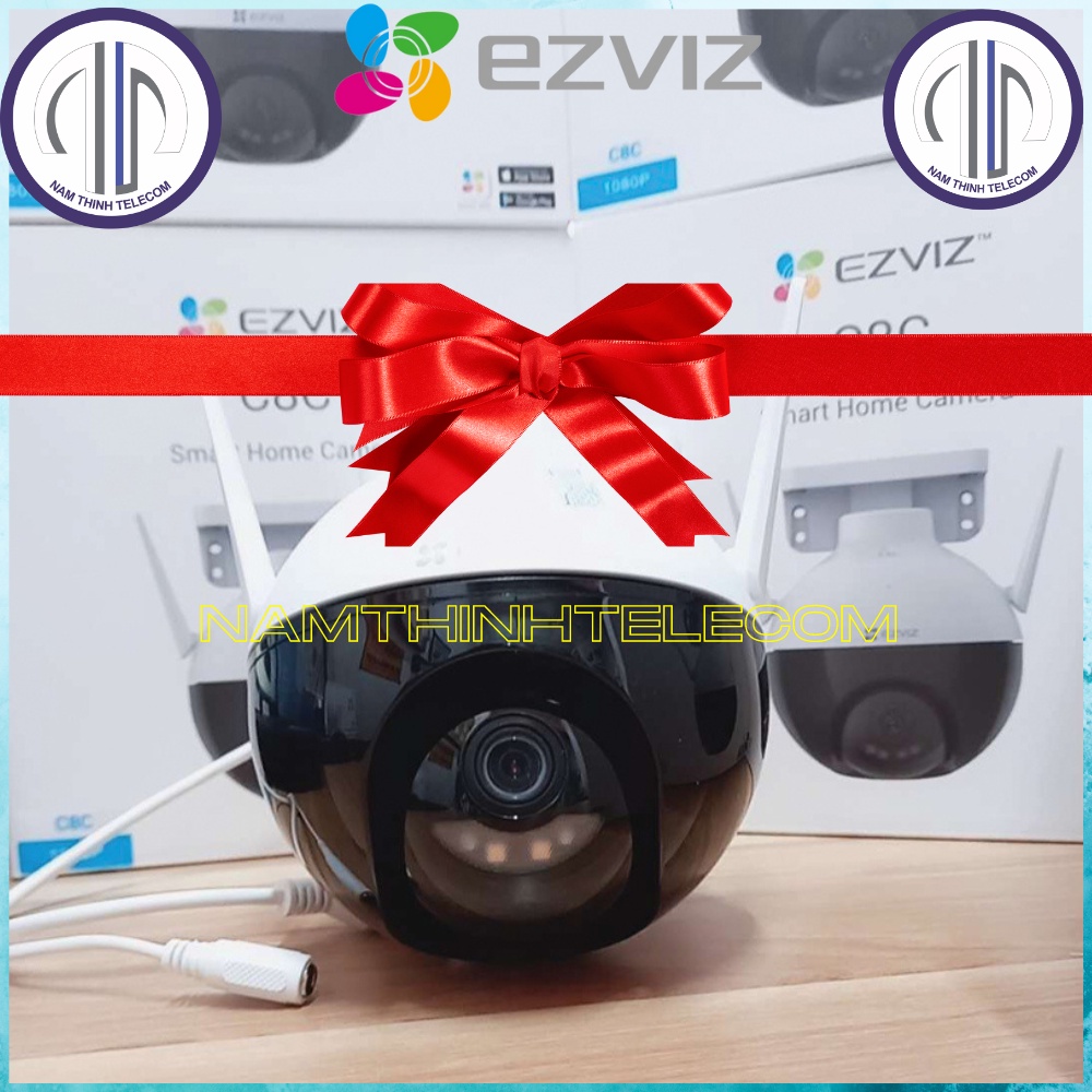 Camera ngoài trời EZVIZ C8C C8W C8PF xoay 360 độ có màu ban đêm, đàm thoại 2 chiều, báo trộm chính hãng
