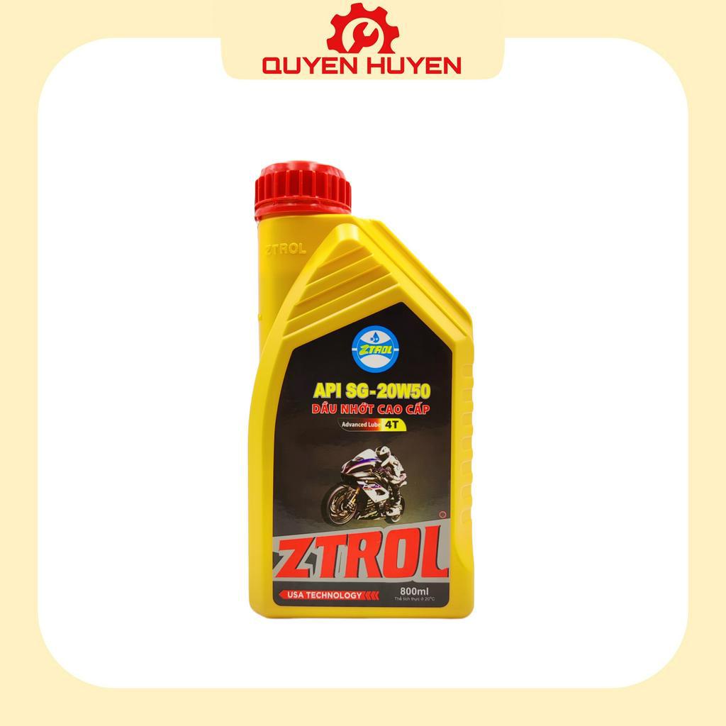 Dầu nhớt xe số ZTROL API SG - 20W50 (800ml - 1000ml) - Dream, Wave, Jupiter, Sirius, Viva, Future, Blade...