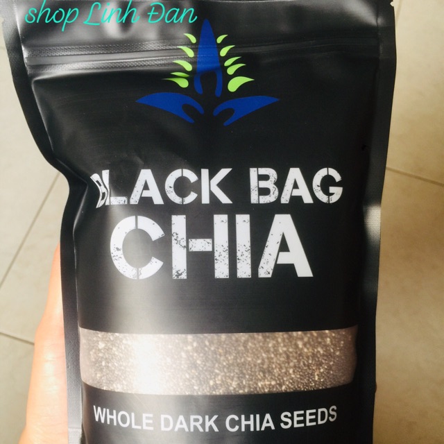 [date 2023] Black Bag Chia Chuẩn Úc 500gr( hạt sạch, nở đều)