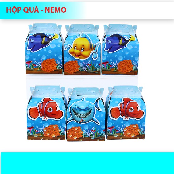 Hộp quà giấy dành cho bé trai SET 6 cái