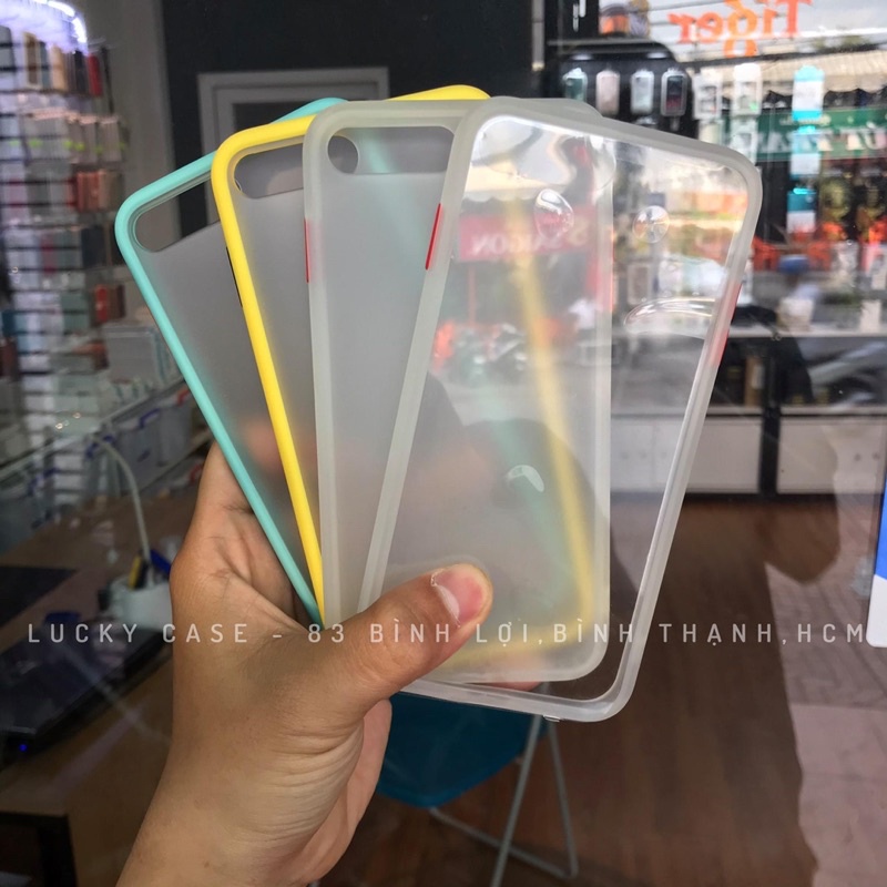 Ốp Likgus viền màu lưng nhám mờ cho iPhone X/Xr/XsMax và 7/8Plus