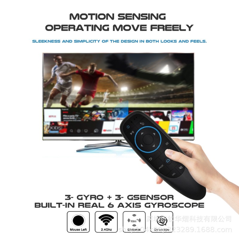Chuột bay không dây G10BTS kết nối bluetooth 5.0 6 trục tích hợp con quay hồi chuyển