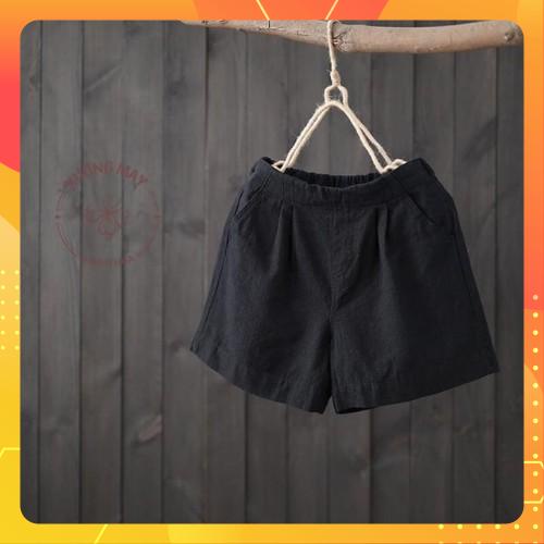 Quần đùi nữ hè, quần sooc đũi bigsize từ 40 - 75kg dáng trẻ trung QS006