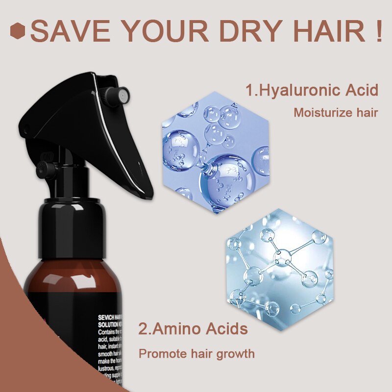 Combo Dầu xả 100ml , Kem ủ tóc 80g Sevich Smooth Dưỡng tóc khô xơ rối Công thức chuẩn salon Vào Nếp Suôn Mượt