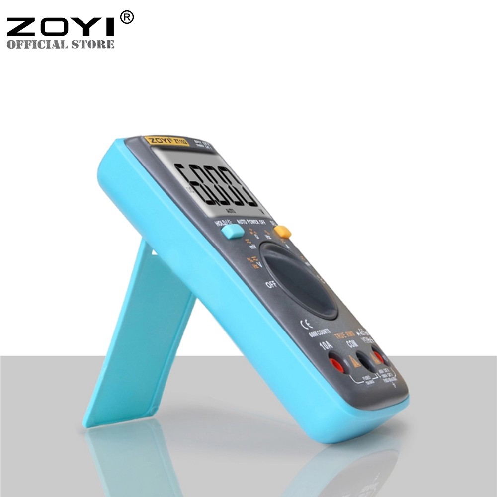 Đồng hồ đo vạn năng ZOYI ZT102 AC/DC Điện Áp Nhiệt Độ Ohm Diode Tần Số