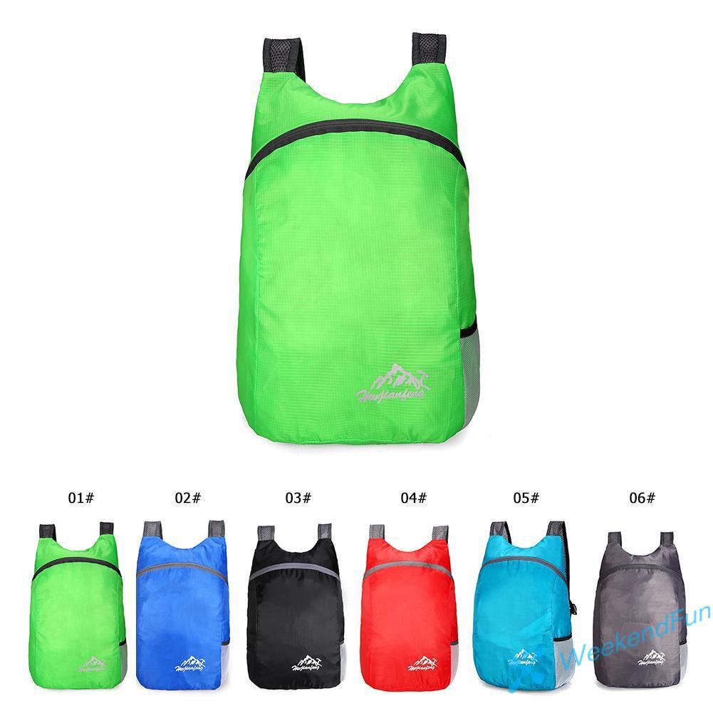 20L Outdoor Folding Rucksack Lightweight Waterproof Sports Travel Backpack