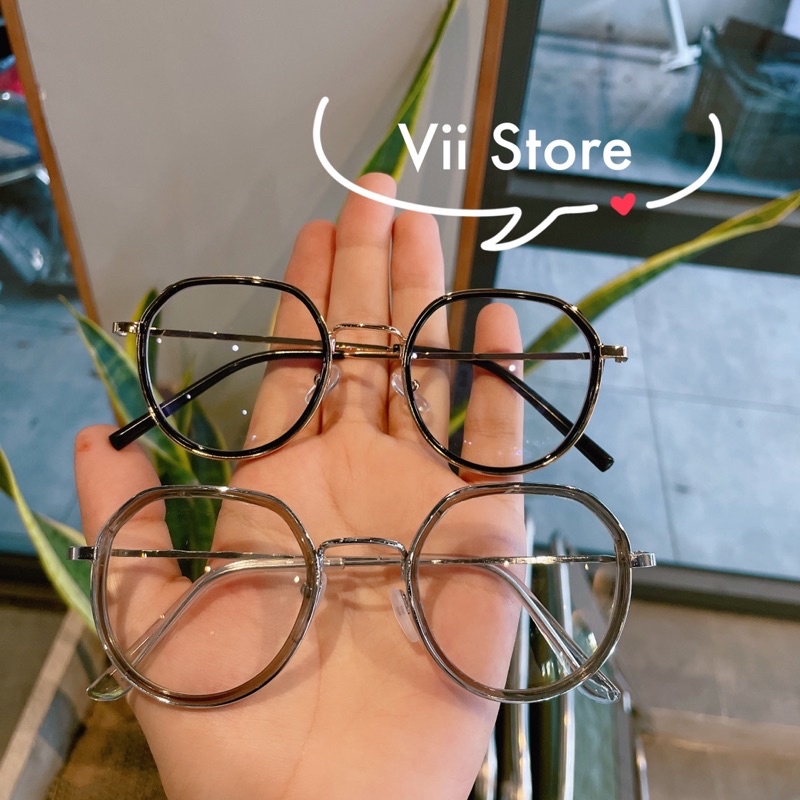 Kính mắt kim loại vintage đa giác 110