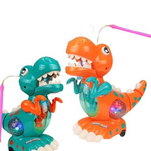 Đèn Lồng Trung thu khủng long chạy pin có nhạc có đèn phát sáng vui nhộn cho bé