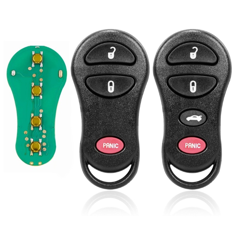 Điều Khiển Từ Xa 3 Nút 4 Nút 315Mhz Cho Xe Hơi DodgeChrysler 1998 1999 2000 2001 2002 2003 2004 GQ43VT17T