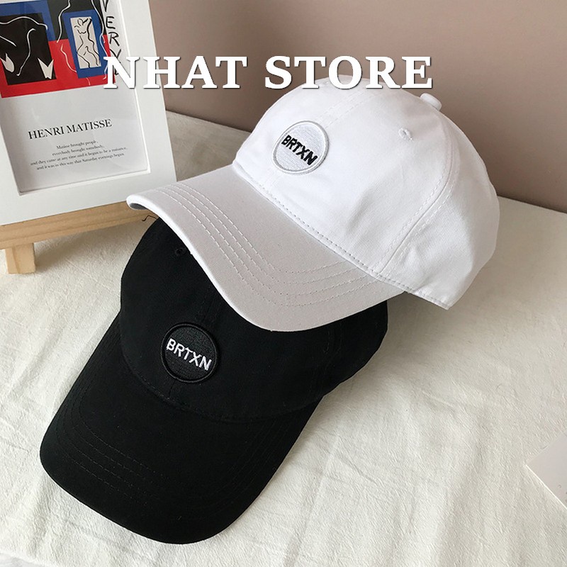 Mũ lưỡi trai thêu chữ BRXTN nhiều màu sắc phong cách Hàn Quốc (kèm ảnh thật) - Mũ MU05