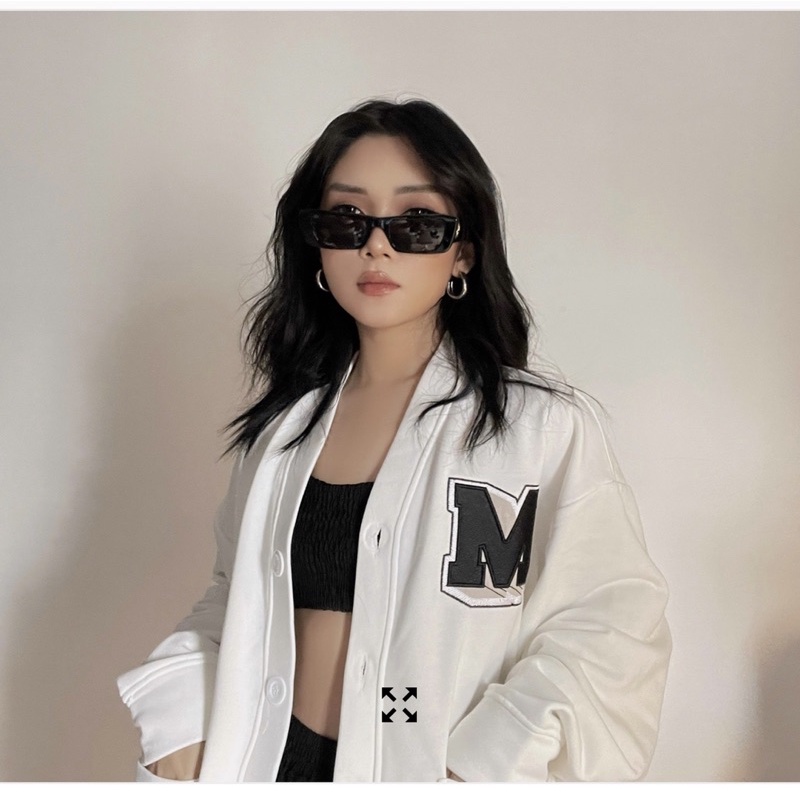 Áo khoác nữ cardigan form rộng M Logo missout MMM mã TB01