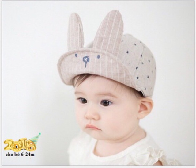 Nón tai thỏ cực cute cho bé từ 6 tháng -3 tuổi