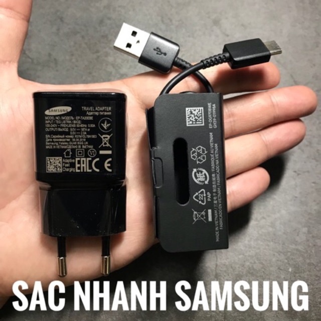 Bộ sạc nhanh Samsung Quick Charge 3.0 Chính hãng