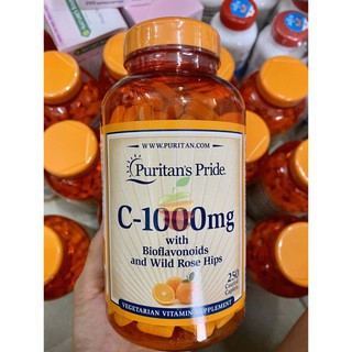 Viên bổ sung vitamin c - 1000mg puritan's pride 100 - 250 viên
