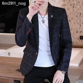 [SALE SỐC] ☾□✤Những bộ vest nam áo khoác mới Phiên bản Hàn Quốc của xu hướng mùa xuân và thu cộng với giản dị bằng nhung