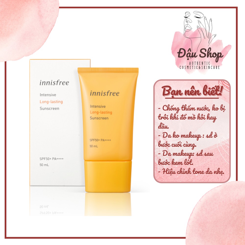 Kem chống nắng Innisfree Intensive Long Lasting Sunscreen EX SPF 50 PA++++ 50ml