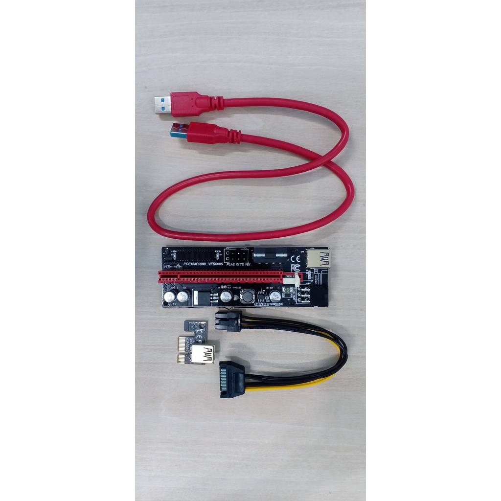 [SALE RẺ] Dây riser 009s hàng mới chuẩn 100%- Dây Cáp chuyển đổi nguồn 8pin PCU ra 2 nguồn pci-e