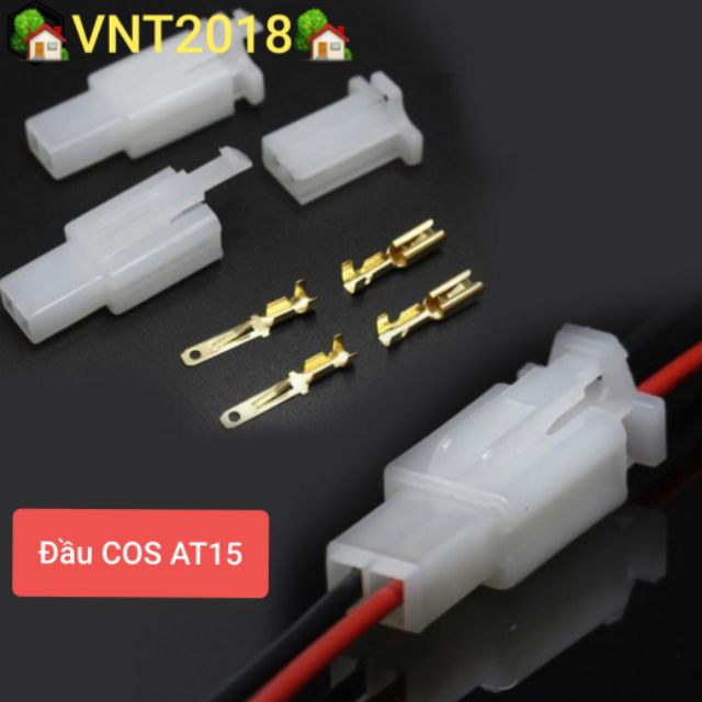 Đầu cos AT15-2P đấu nối dây điện tiện dụng