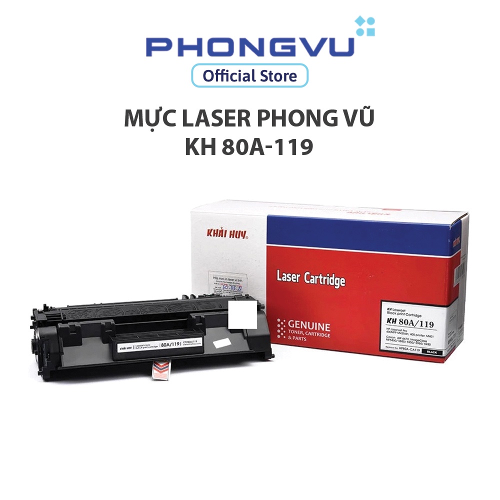 Mực Laser Phong Vũ KH 80A-119 - Bảo hành 12 tháng