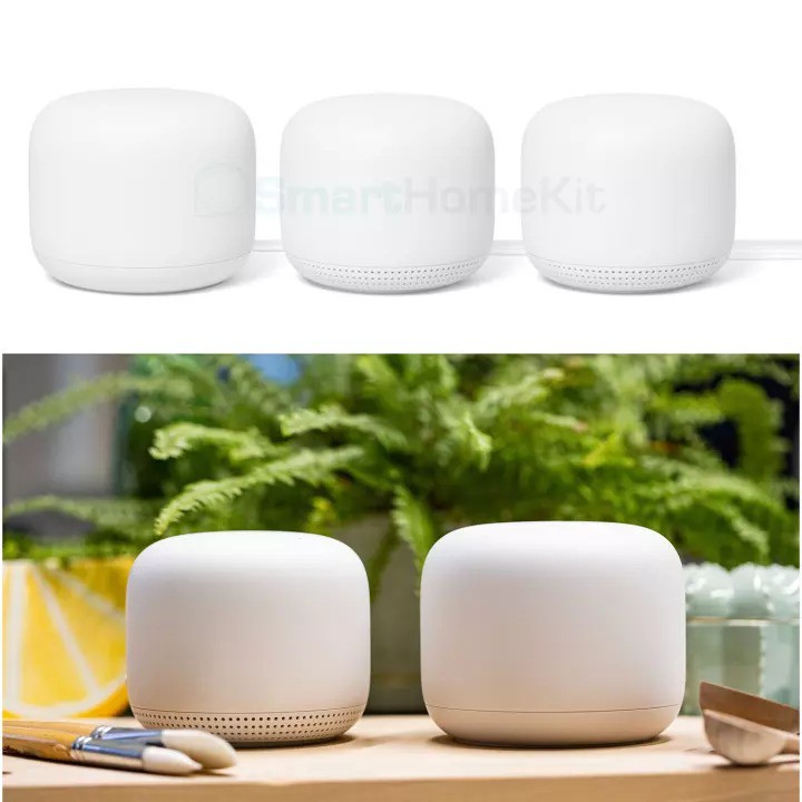 Google Nest Wifi (gen 2) – Thiết bị kích Mesh Wifi cao cấp, tích hợp loa thông minh Google