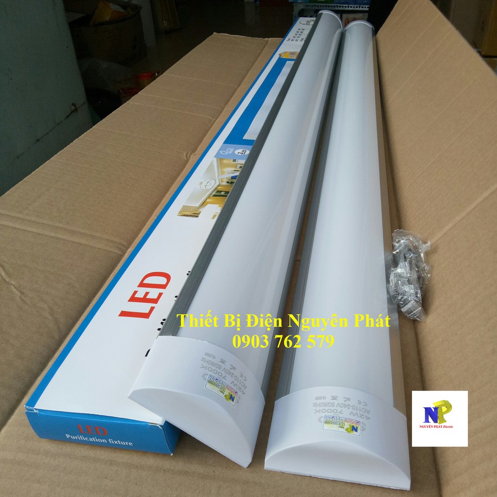 Bộ Tuýp LED bán nguyệt 1.2m 40w Siêu sáng tiết kiệm điện