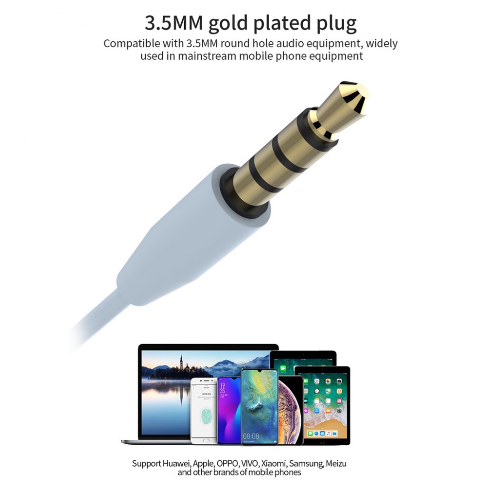 Tai nghe nhét tai s01 âm thanh siêu trầm jack 3.5mm có micro