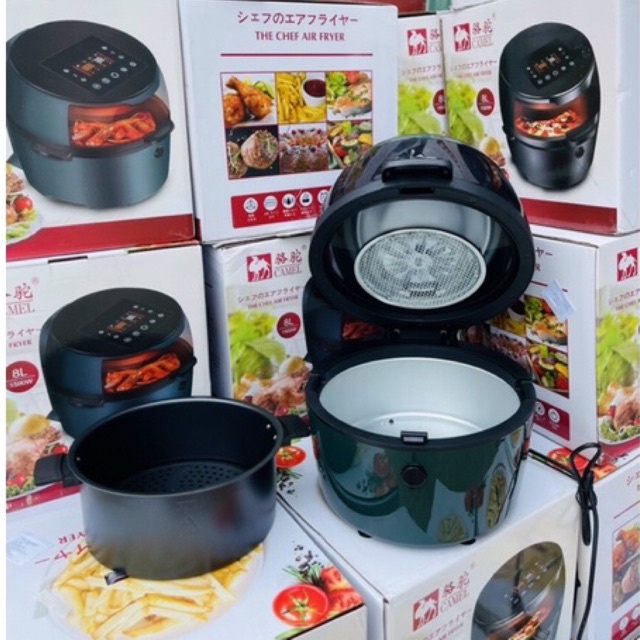 Nồi chiên không dầu camel dung tích 5L 6L 8L  chính hãng shop KUMO