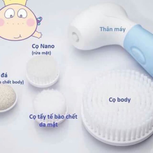 Máy rửa mặt cọ nano Flawless