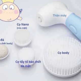 Máy rửa mặt cọ nano Flawless