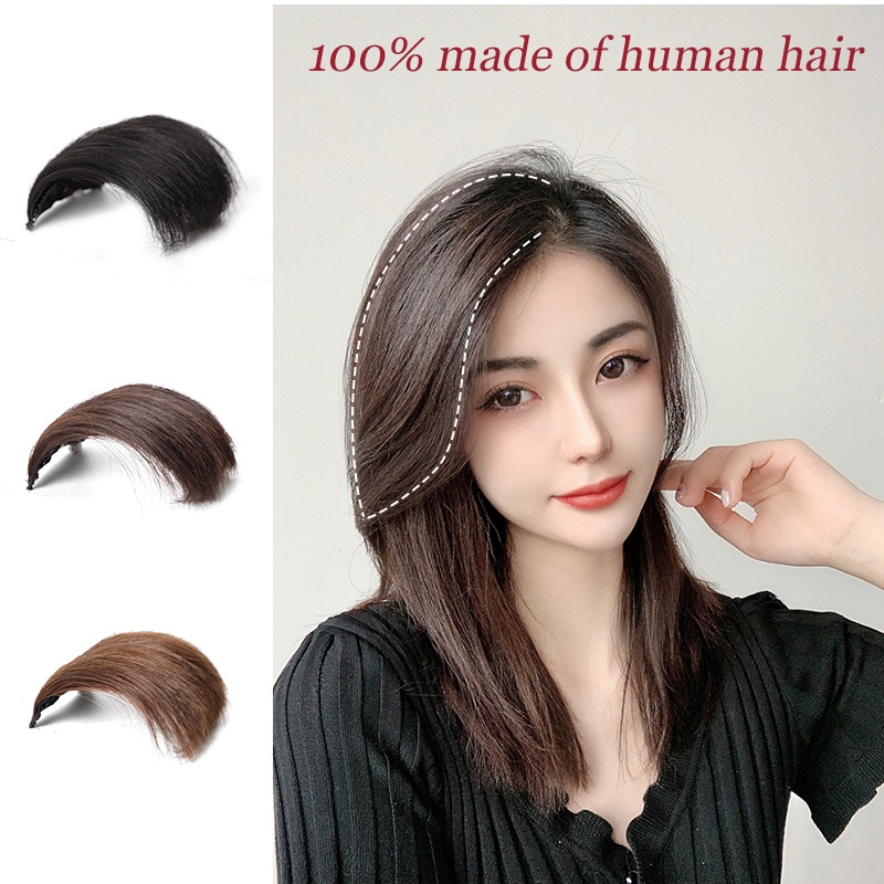 Miếng Dán Tóc Giả Từ Sợi Tổng Hợp Tự Nhiên Dạng Kẹp Tàng Hình