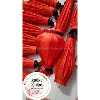 Đèn lồng hội an tròn - tỏi 30cm