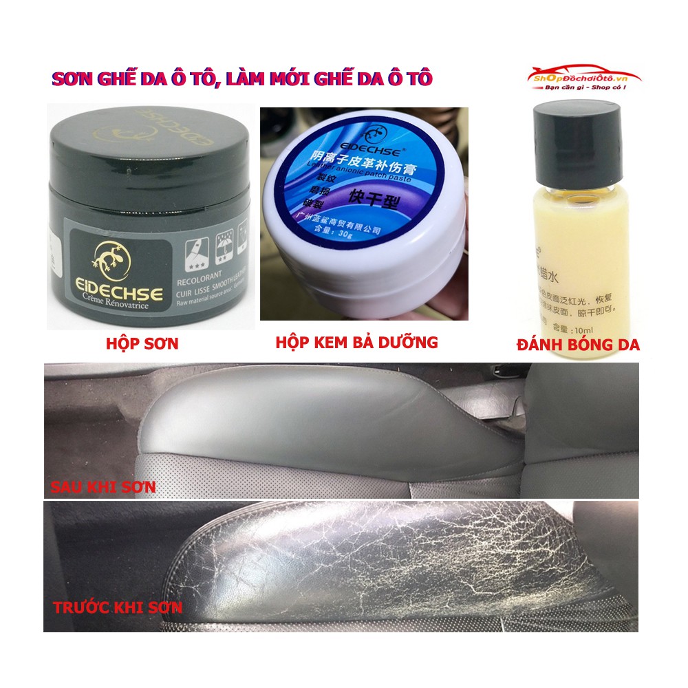 Sơn ghế da ô tô, làm mới ghế da ô tô, sửa chữa bong tróc ghế da ô tô