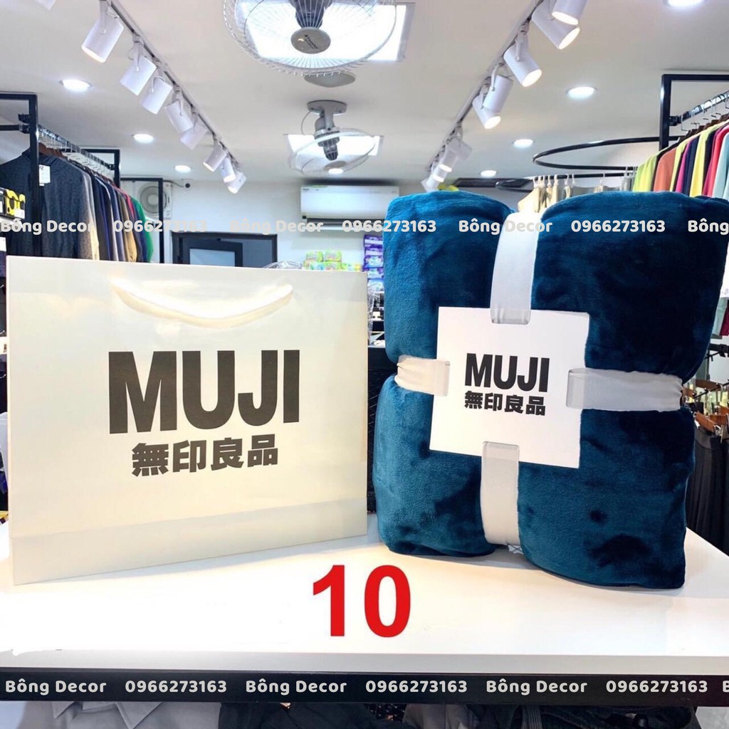 Chăn Lông Tuyết Muji Loại 1,8kg Cao Cấp