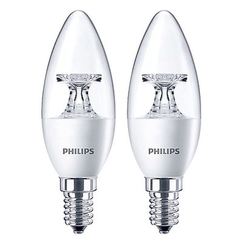 Bóng đèn led 5,5W PHILIPS- Đui đèn E14- Ánh sáng vàng- Giá  cực tốt