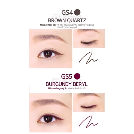 Chì Kẻ Mắt Siêu Mảnh Chống Trôi, Siêu Bền, Siêu Lì Merzy The First Slim Gel Eyeliner 0.05g