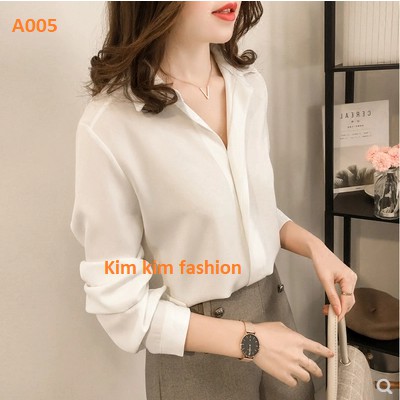 Áo sơ mi trắng công sở