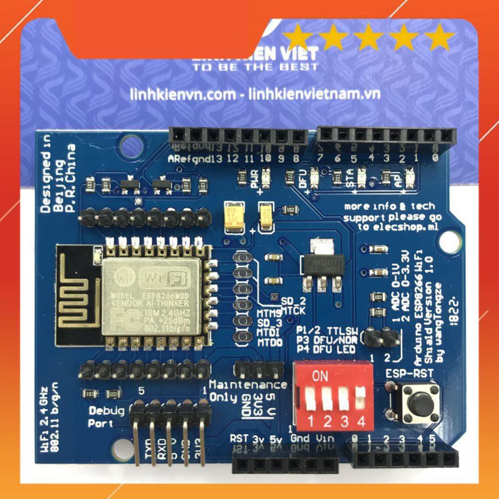 Arduino ESP8266 Wifi Shield - X3H1