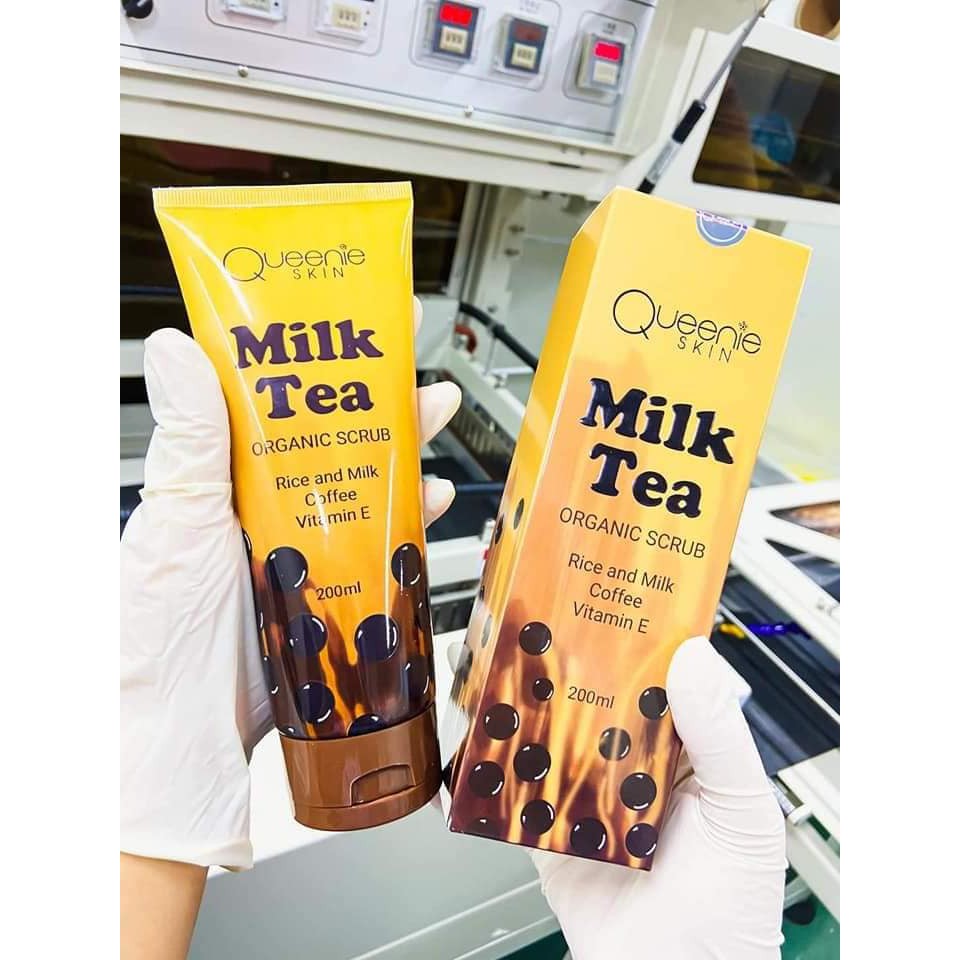 [Rẻ vô địch + Tặng Quà] Tẩy Tế Bào Chết Queenie Skin - Tẩy Tế Bào Chết Milk Tea Queenie Skin Date Mới Nhất