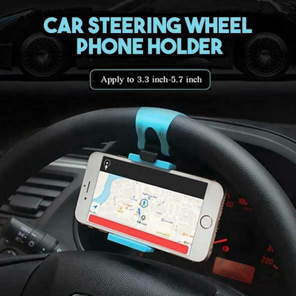 Giá đỡ điện thoại gắn vô lăng xe hơi cho iPhone iPod MP4 GPS