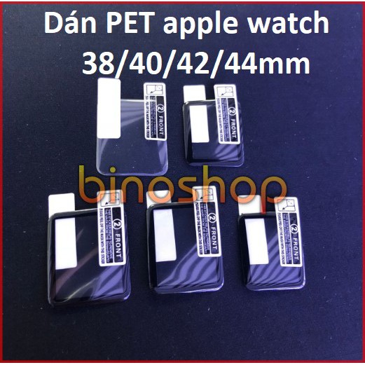 [Full màn] Dán PET màn cong dành cho Apple Watch (đủ size)