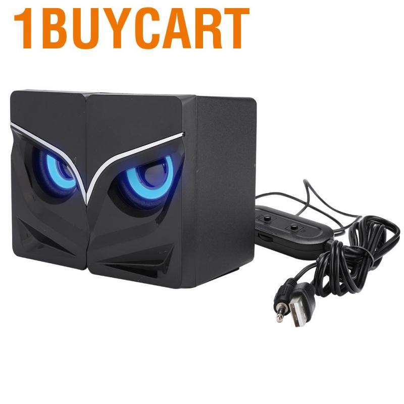 Cặp loa siêu trầm để bàn SADA V-128 mini kết nối USB 2.1 dành cho máy tính/điện thoại di động/máy tính xách tay