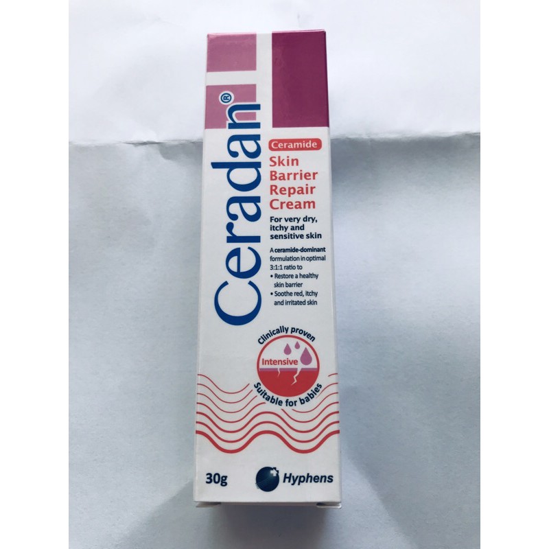 Kem dữơng ẩm Ceradan ceramide-dominant skin barrier repair cream ( bé từ 0 tuổi da khô, chàm ...)(made in singapore)