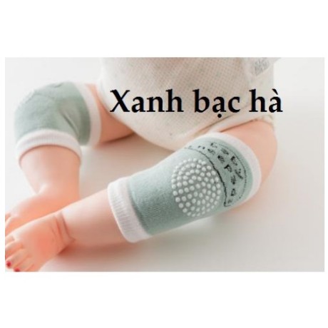 [Mẫu mới] Tất bảo vệ đầu gối cho bé tập bò, Lót đầu gối an toàn cho bé học bò (Ms01)