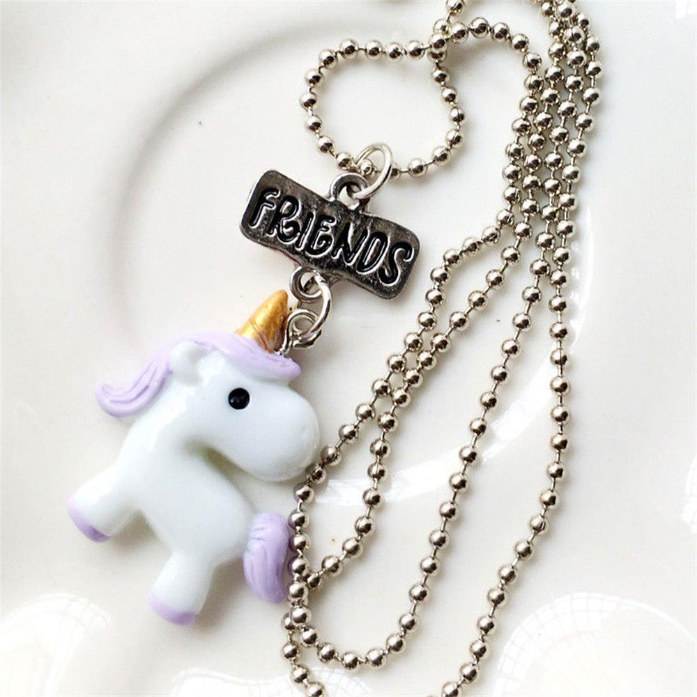 BSUNS Set 3 Vòng cổ Tình Bạn Mặt Kim Loại Khắc Chữ Best Friend Forever